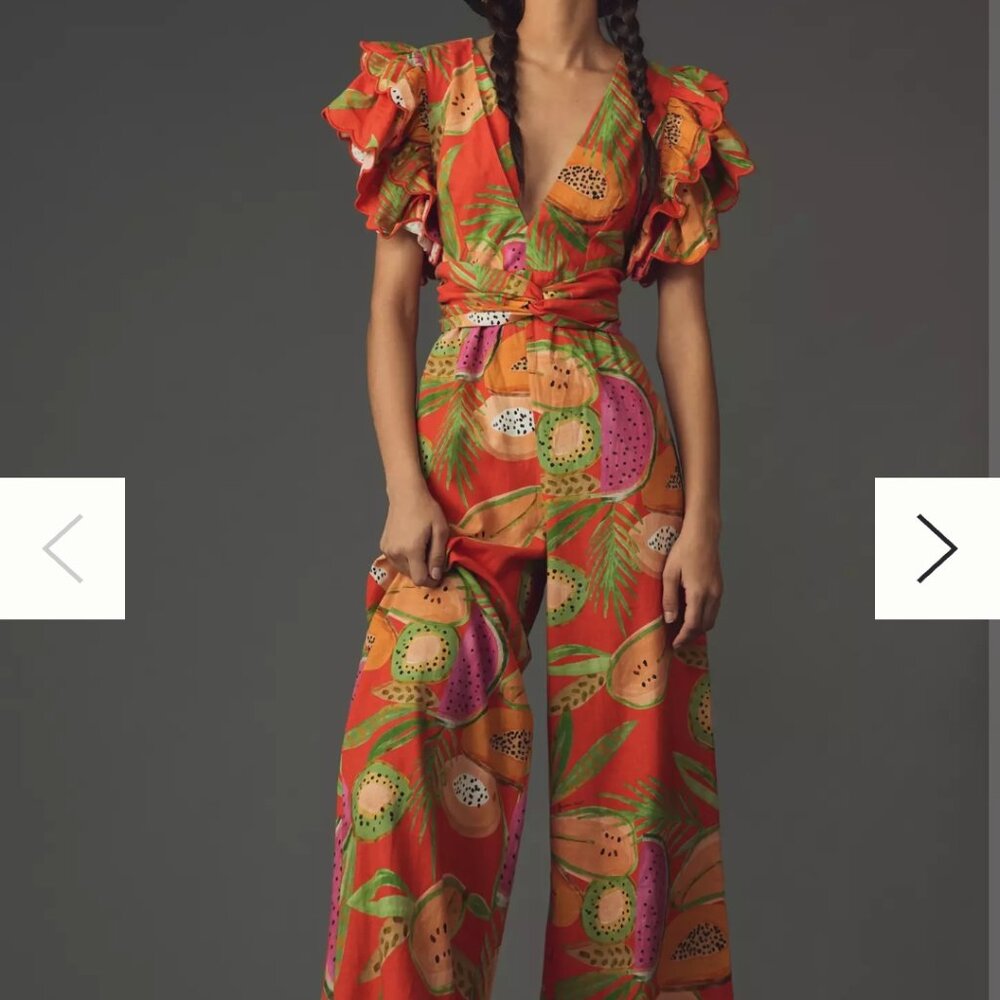 FARM Rio Vibrant Fruit Print Jumpsuit
